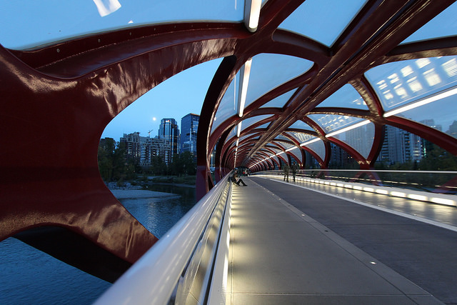 Calgary Peace Bridge by Dave Bloggs