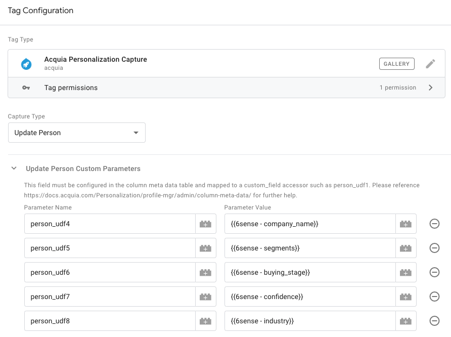 Personalization Data Push